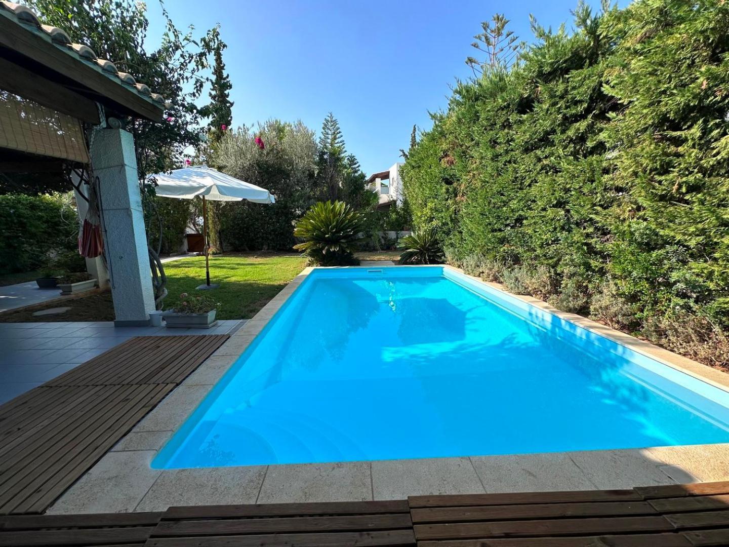 Villa Amy With A Pool In Porto Hydra By Goutos Properties Thermisía Exterior photo