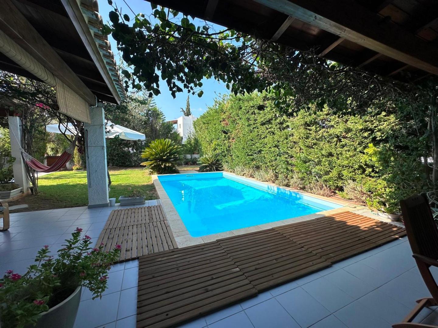 Villa Amy With A Pool In Porto Hydra By Goutos Properties Thermisía Exterior photo